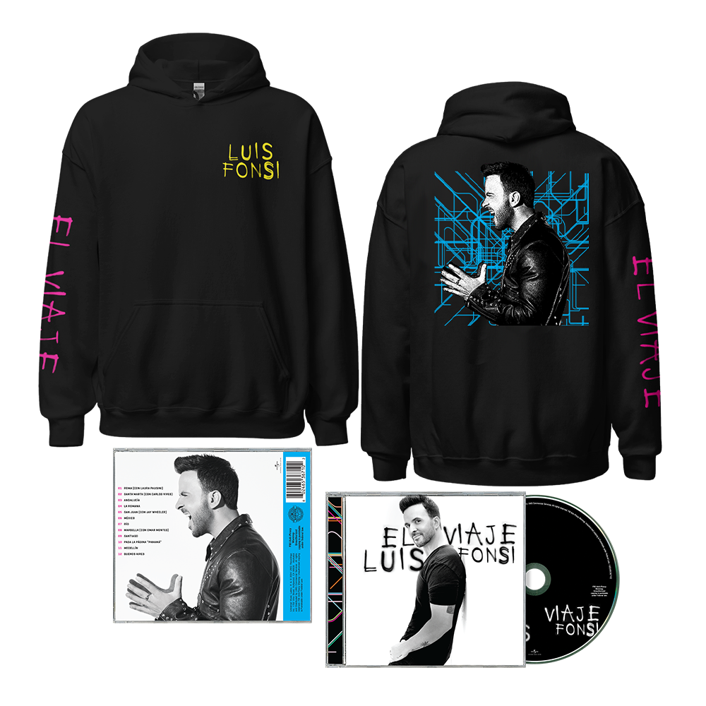 El Viaje Hoodie + CD Fan Pack - Luis Fonsi | Official Store