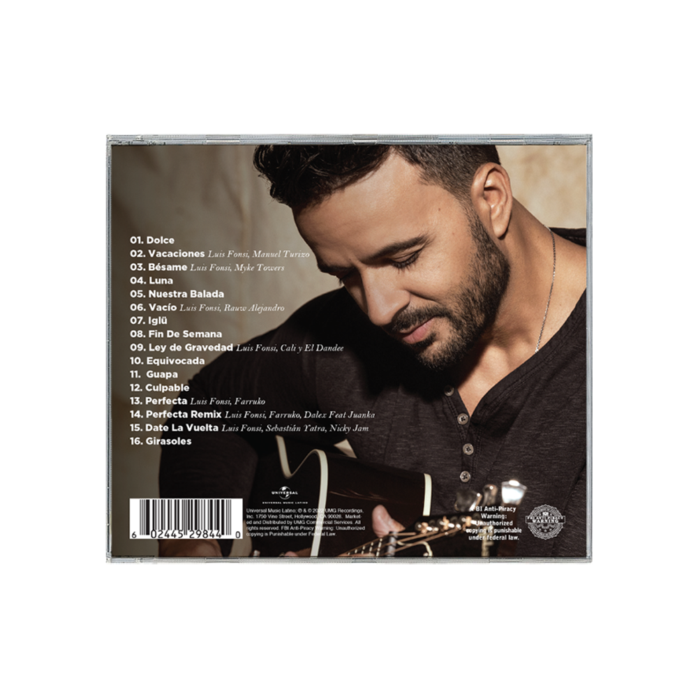 Ley de Gravedad CD BACK